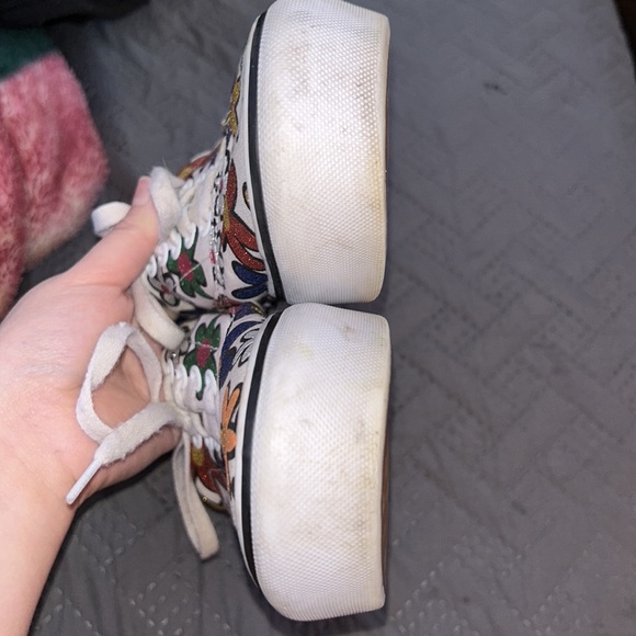 Vans colorful flowers plateform shoes - Picture 4 of 4